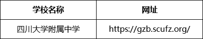 成都市成都十二中（四川大學(xué)附屬中學(xué)）網(wǎng)址是什么？