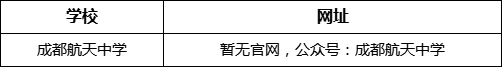 成都市成都航天中學網(wǎng)址是什么？