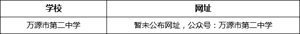 達州市萬源市第二中學網(wǎng)址是什么？