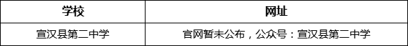 達州市宣漢縣第二中學(xué)網(wǎng)址是什么？