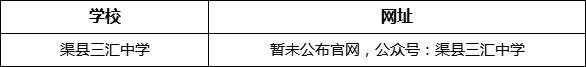 達(dá)州市渠縣三匯中學(xué)網(wǎng)址是什么？