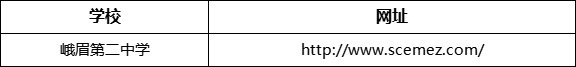 樂山市峨眉第二中學(xué)網(wǎng)址是什么？