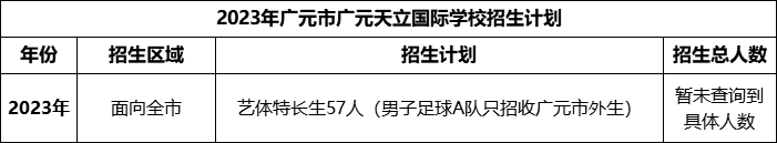 2024年廣元市廣元天立國(guó)際學(xué)校招生計(jì)劃是多少？